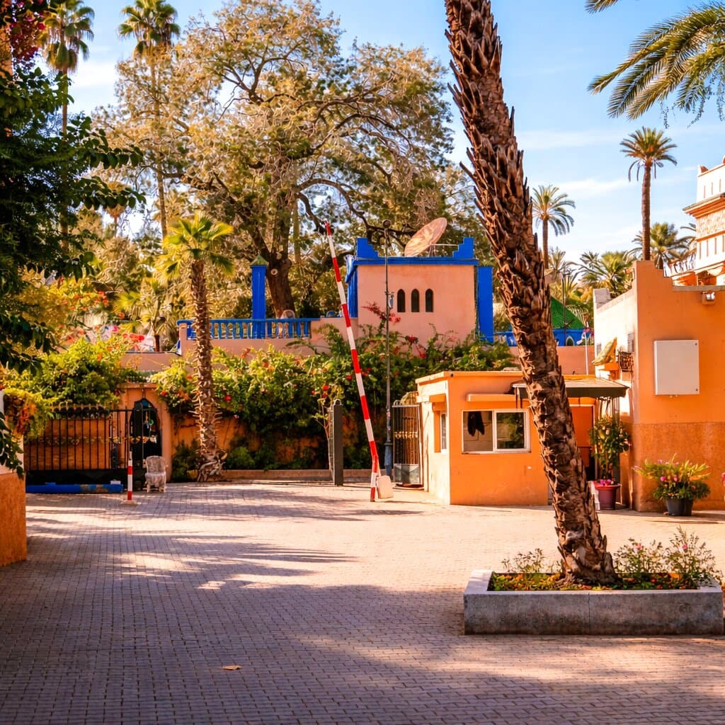 Apartment entrance — Majorelle Balcony Apartment Marrakech
