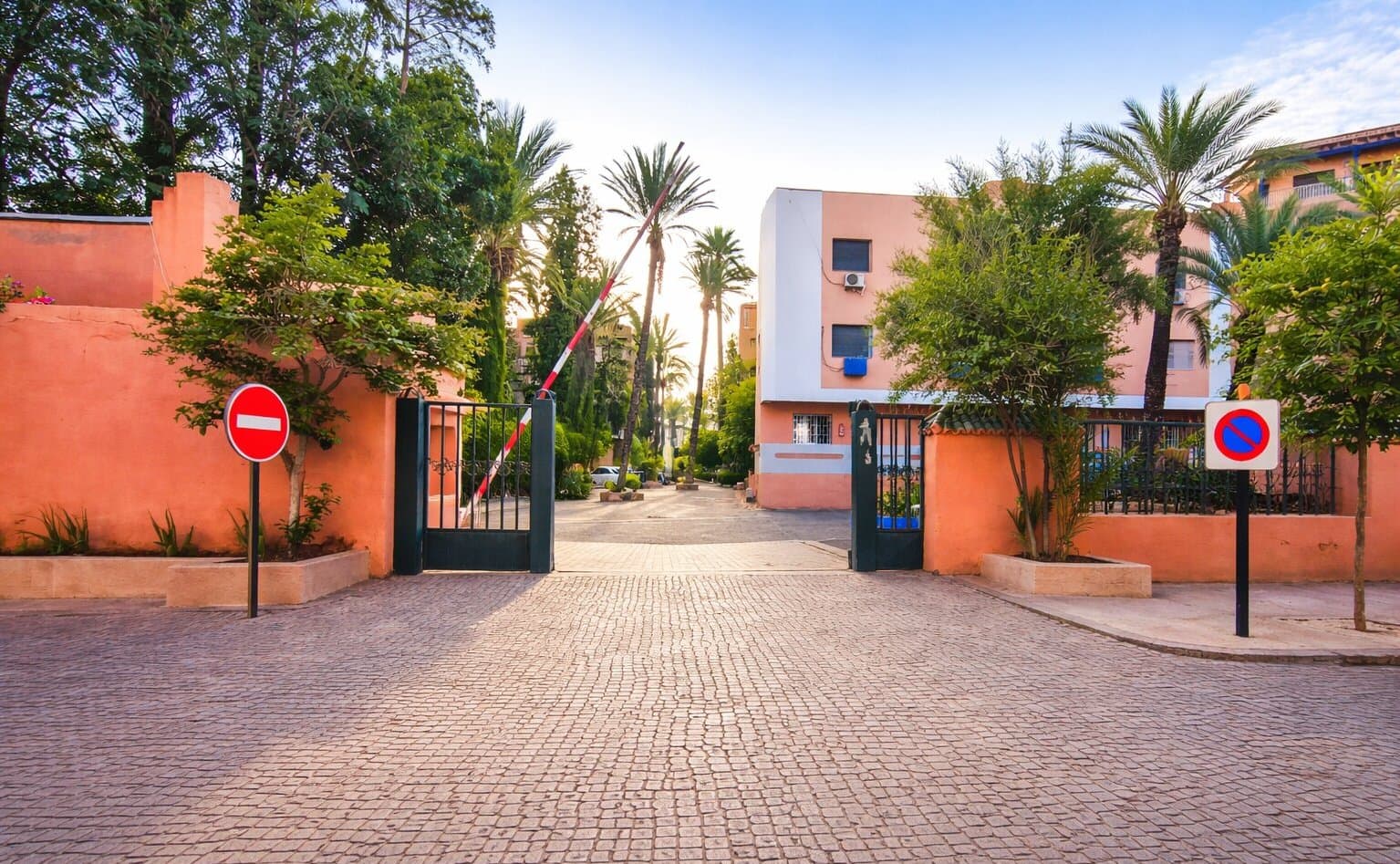Parking entrance — Majorelle Balcony Apartment Marrakech