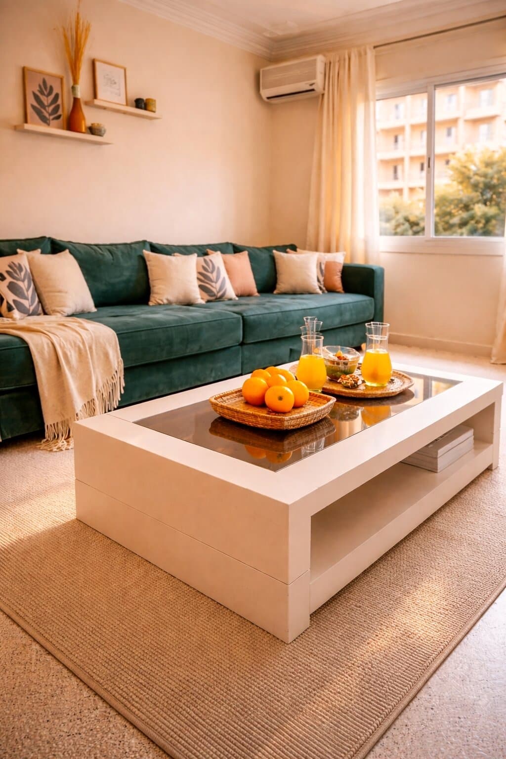 Canapé du salon — Appartement Balcon Majorelle