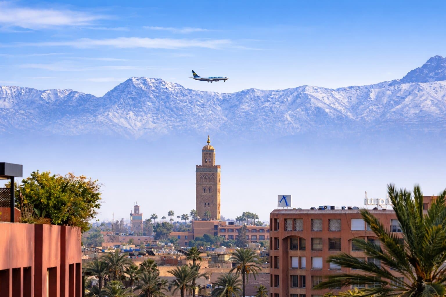 Aerial view of the Majorelle district — Marrakech