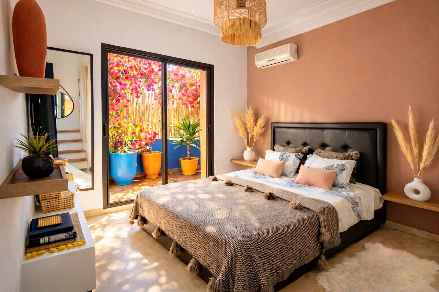 Master suite — Majorelle Rooftop Apartment Marrakech