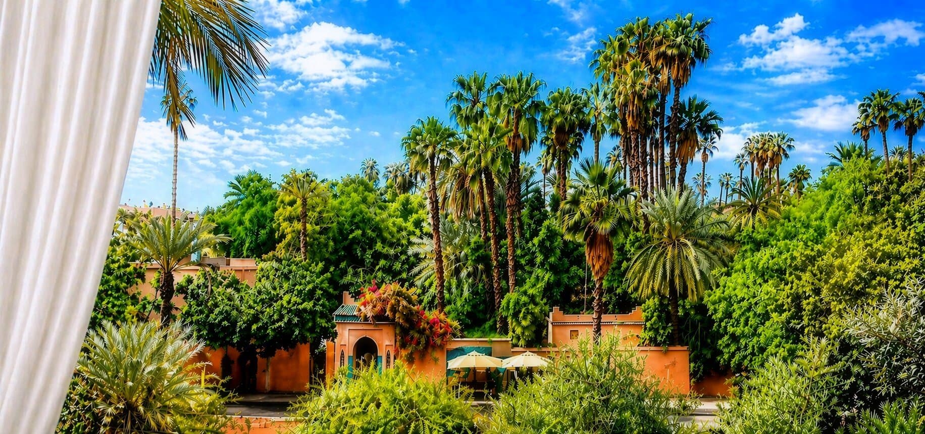 Majorelle Garden View — Nomad Living Marrakech