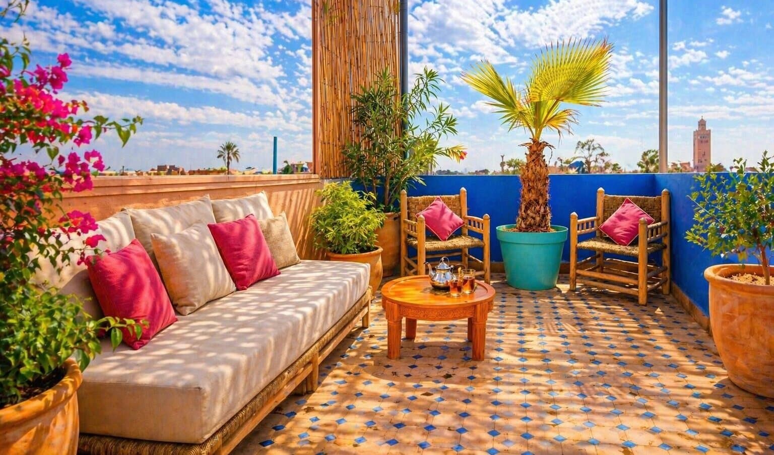 Majorelle Rooftop — Nomad Living Marrakech