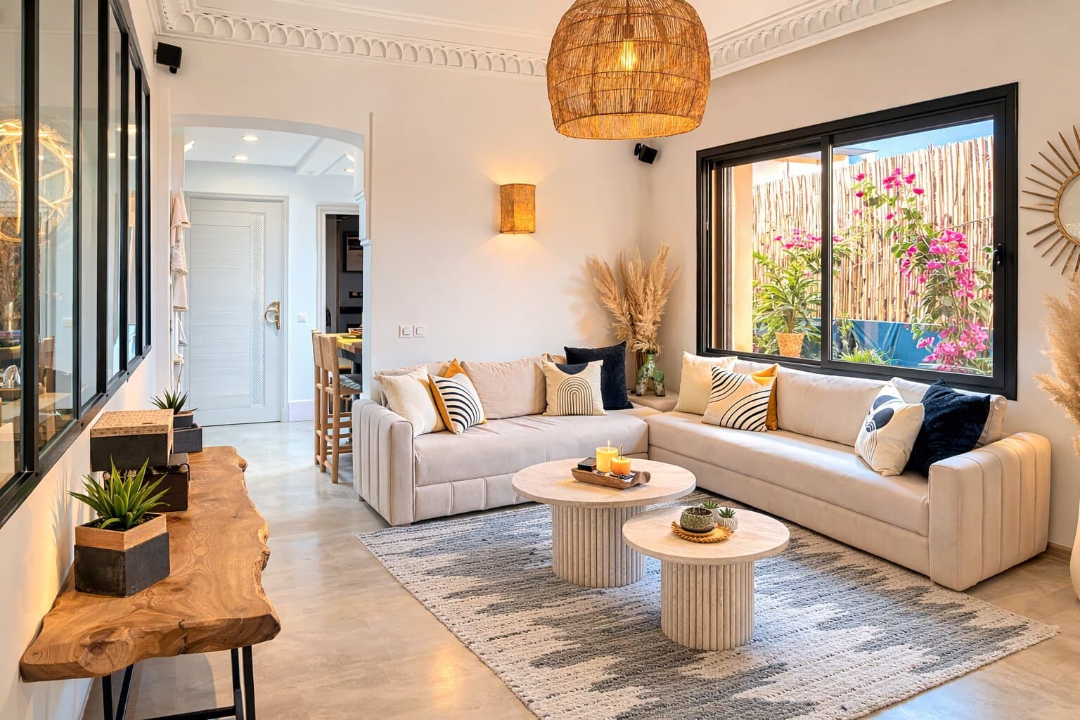 Open living space — Majorelle Rooftop Apartment