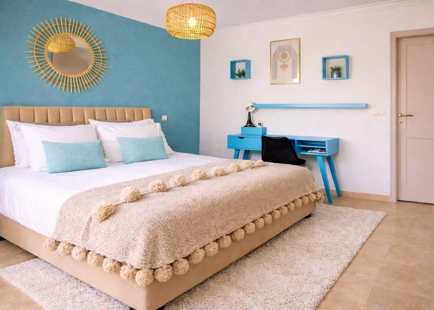 Master bedroom — Majorelle Rooftop Apartment