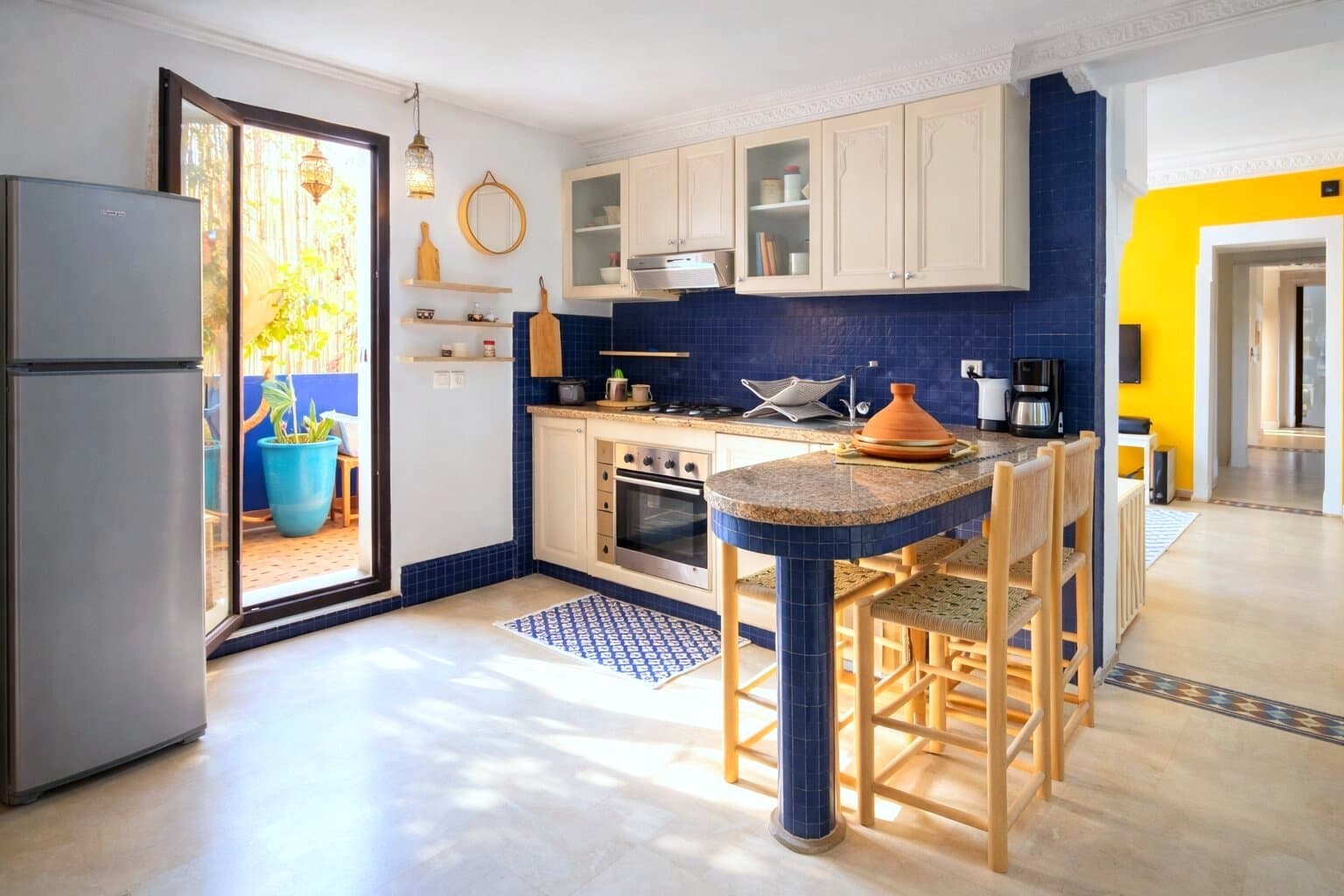 Fully equipped kitchen — Majorelle Rooftop Apartment